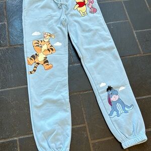 Disney Light Blue Character Sweatpants